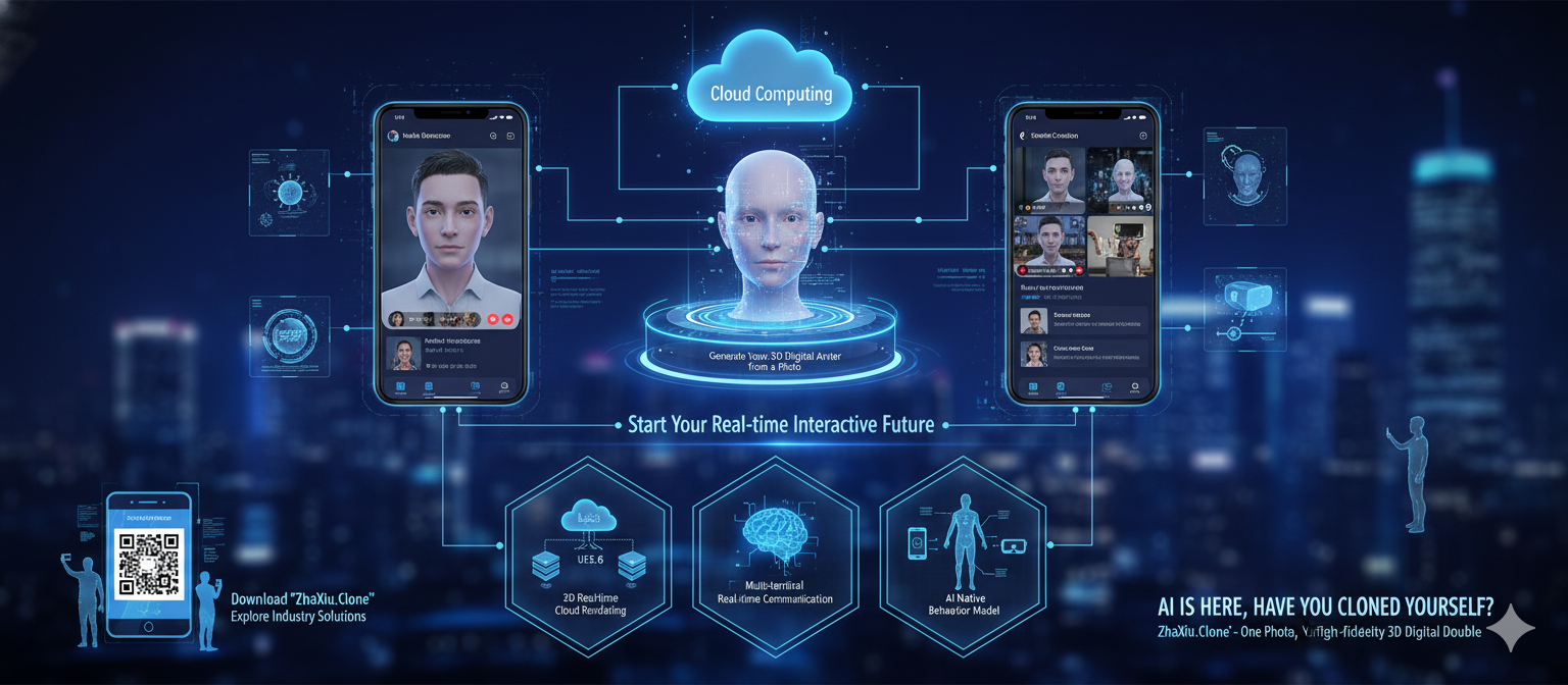 吒秀AI数字生命与交互界面